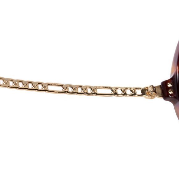 Gucci Brown Round Sunglasses - Picture 4 of 5